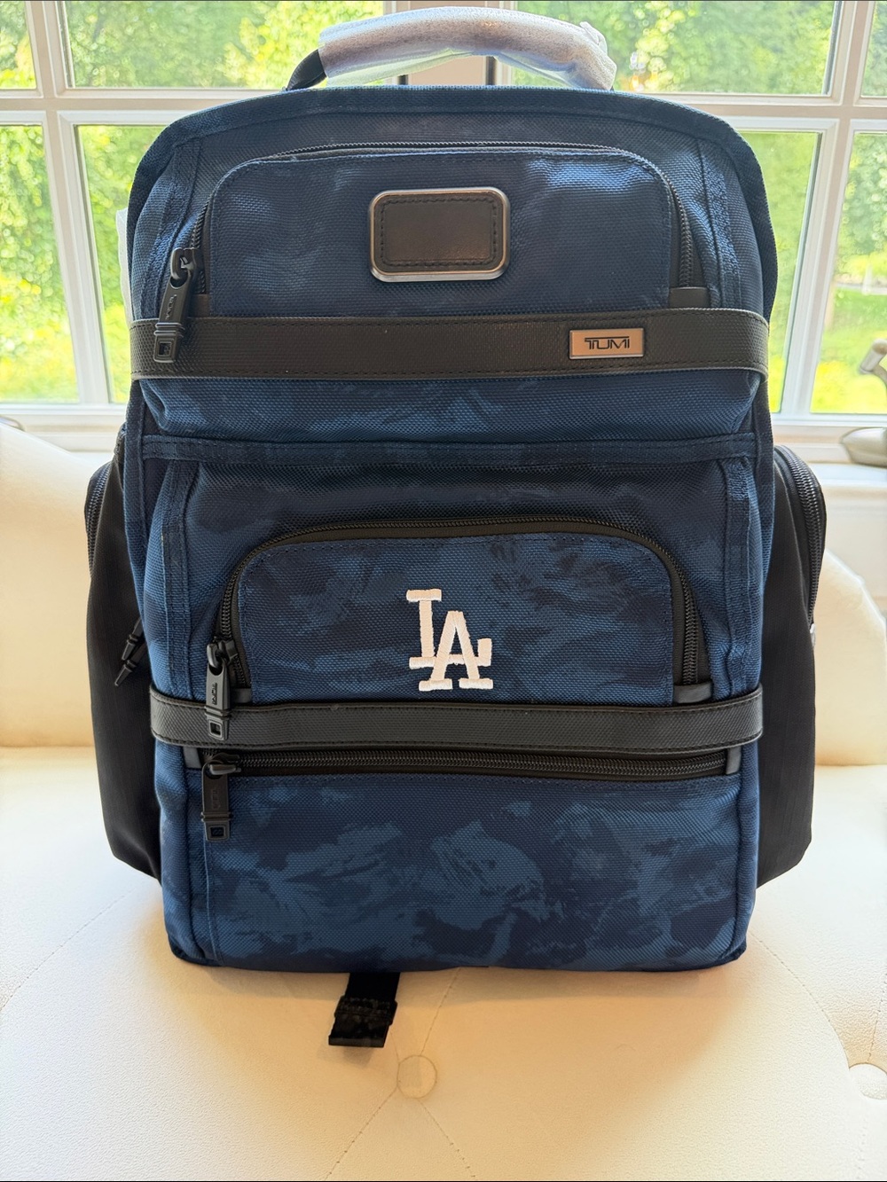Tumi Navy & Black Los Angeles Dodgers Logo Backpack - Alpha 2